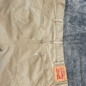 Levi khaki jeans.